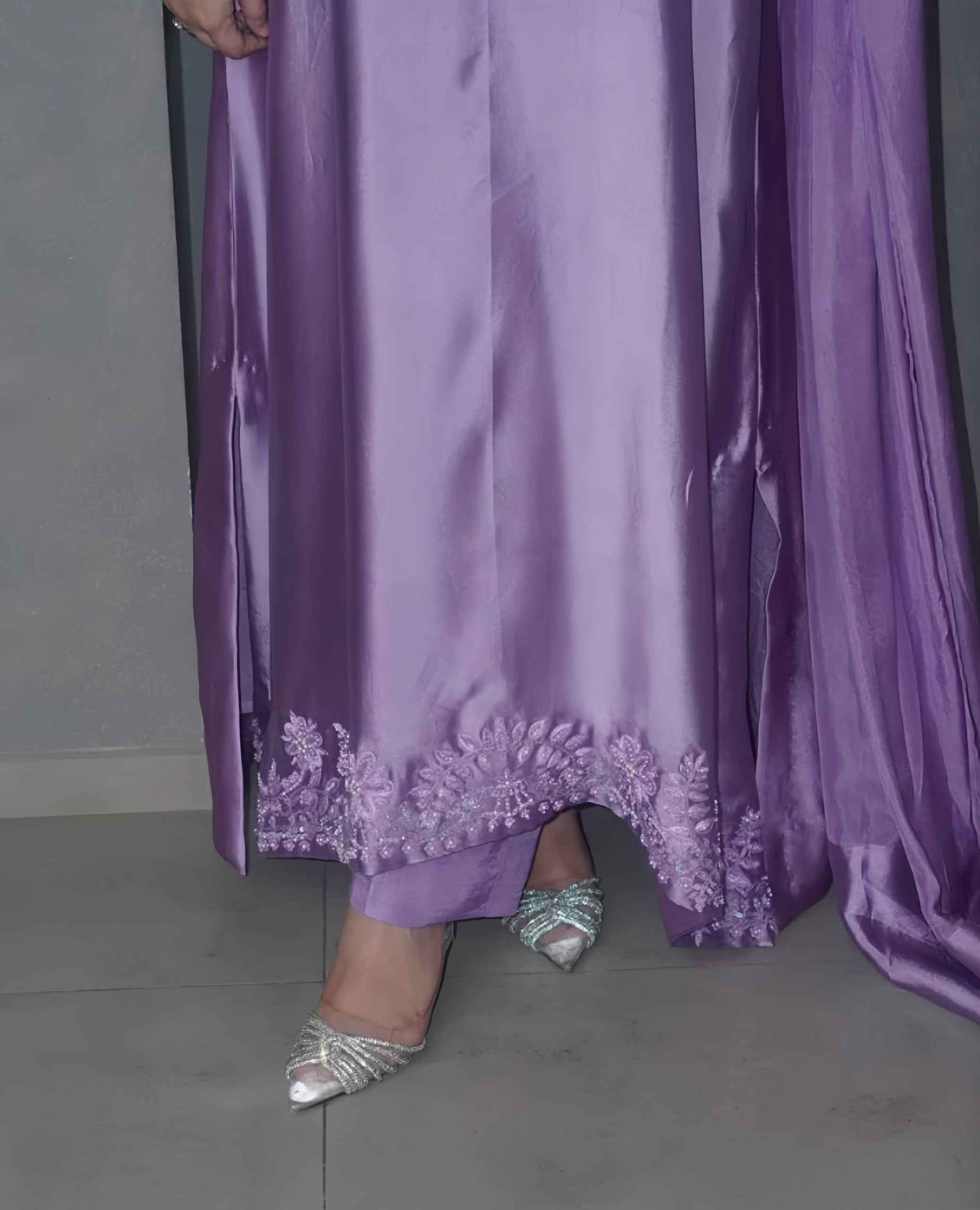 Nova Lilac Silk - Zarmia Luxury Pret