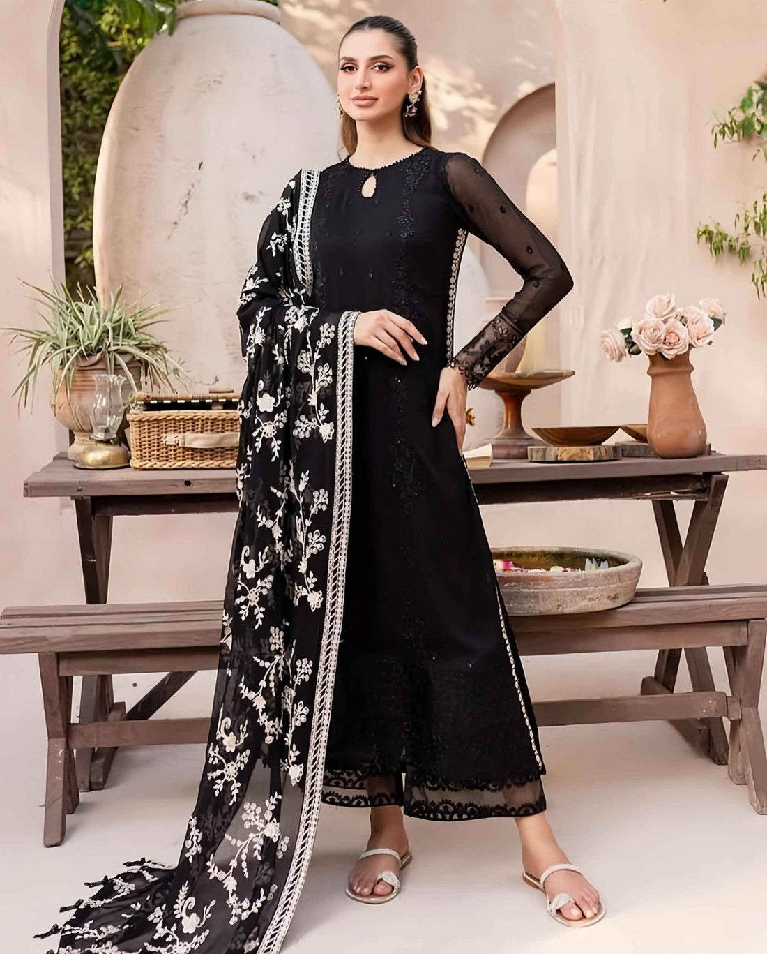 Moonlight Black - Zarmia Luxury Pret