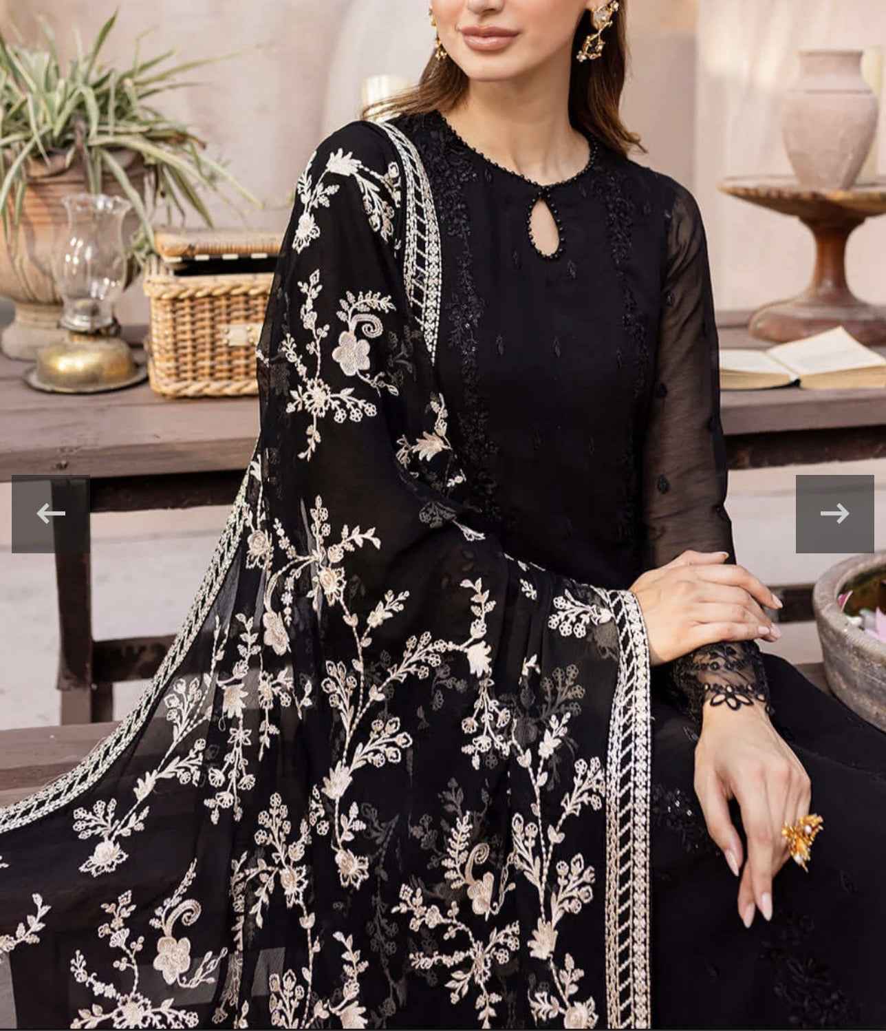 Moonlight Black - Zarmia Luxury Pret