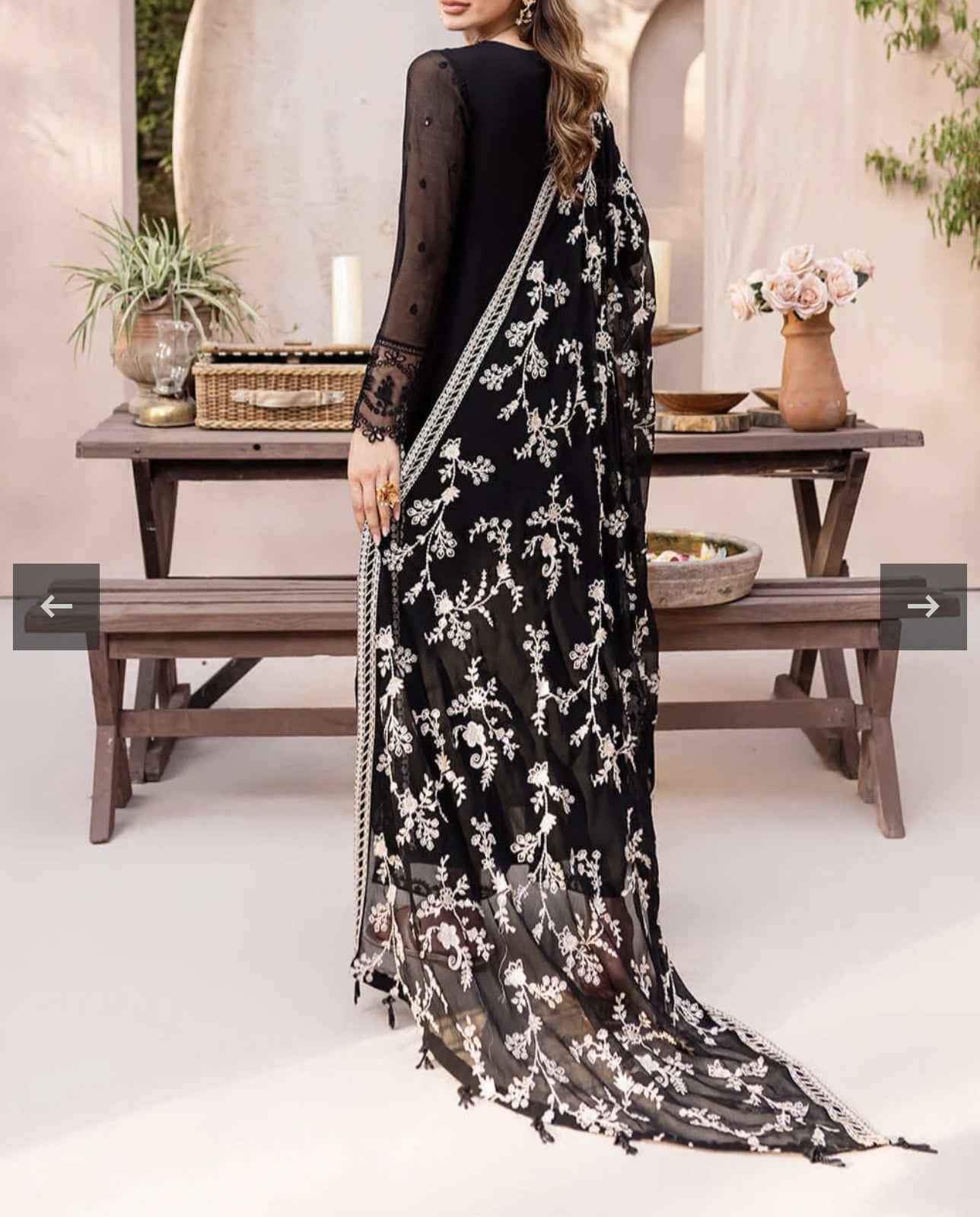 Moonlight Black - Zarmia Luxury Pret