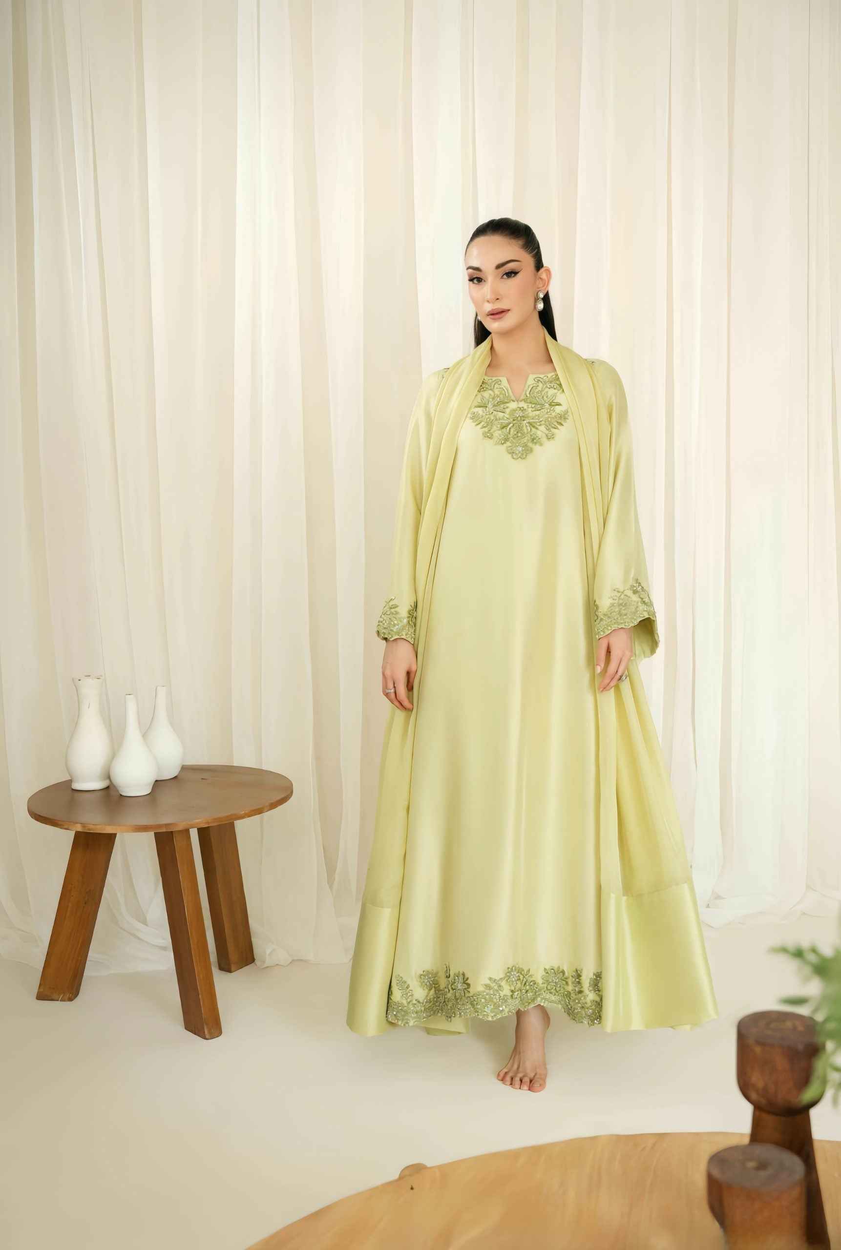 Lime Essence - Zarmia Luxury Pret