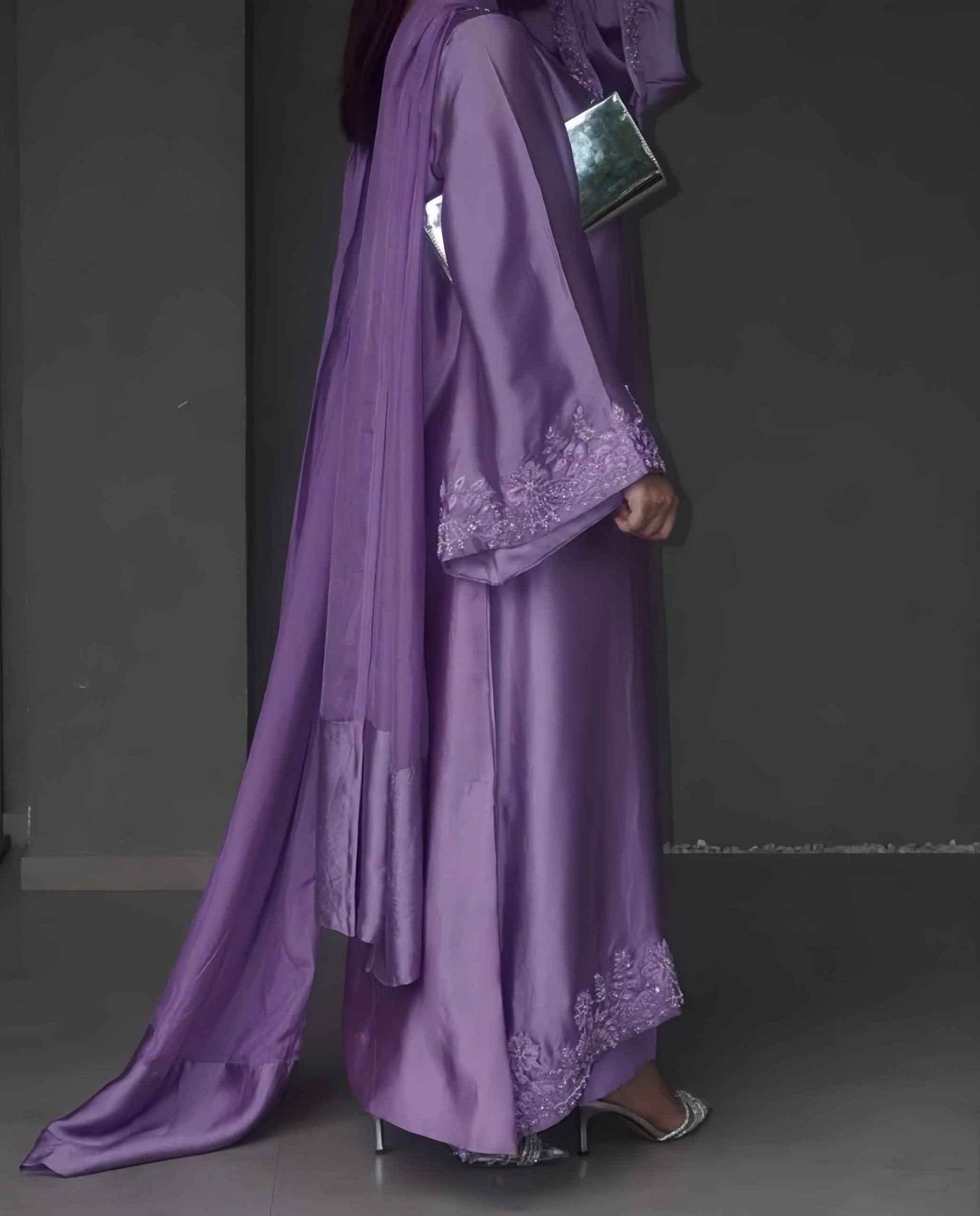 Nova Lilac Silk - Zarmia Luxury Pret